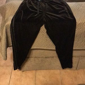 Velvet joggers